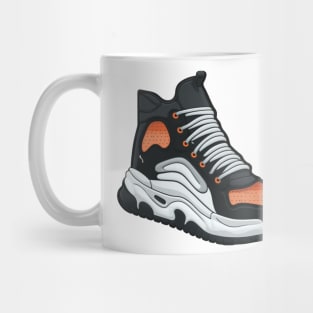 Walk the Talk with Greenbubble's Cartoon High Sneaker Design! Mug